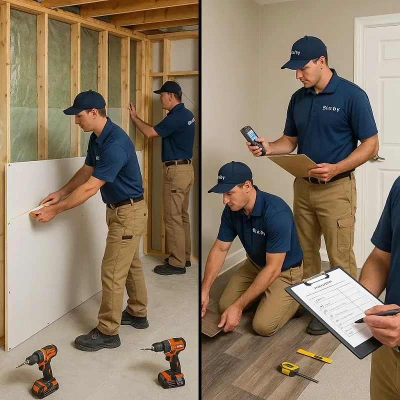Repairs and Reconstruction process in Donovan Estates, AZ